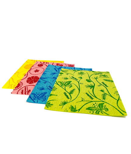 Eco-friendly Wettex Swedish dishcloths in assorted colors