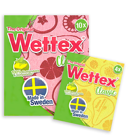 Wettex original Swedish dishcloth 14-pack bundle (10-pack plus 4-pack), made in Sweden